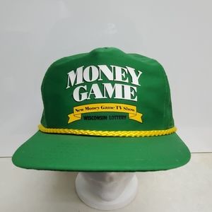 Vintage 1990 money game Wisconsin lottery hat
